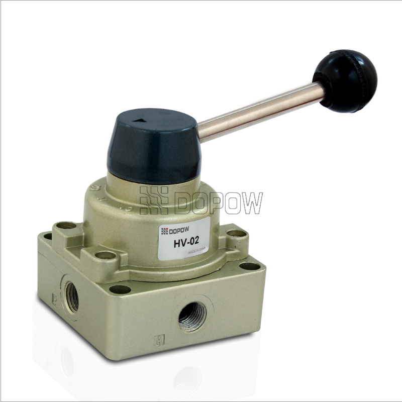 HV-02-Pneumatic-Hand-Lever-Valve-4-Port-hand-valve
